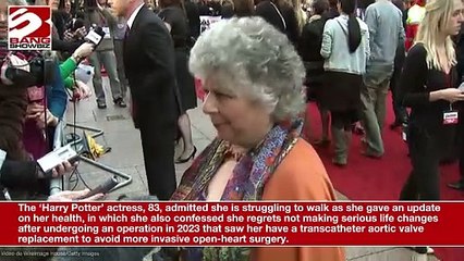 Miriam Margolyes has been registered disabled
