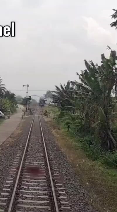 Back ride trainvlog in Garut west Java