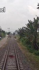 Back ride trainvlog in Garut west Java