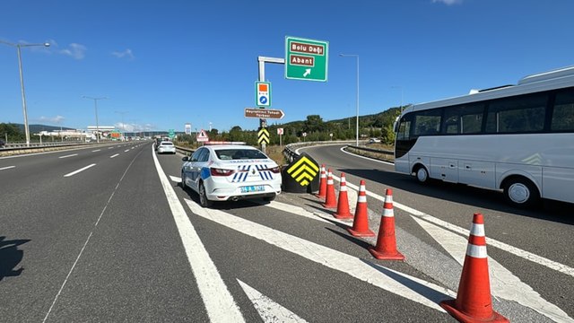 Bolu Dağı geçişi İstanbul istikameti trafiğe kapatıldı