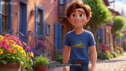 David's Heartwarming Adventure finding the Lost puppy kids storytime