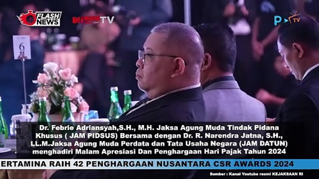 JAM PIDSUS dan JAM DATUN Terima Pernghargaan Pendukung Reformasi Perpajakan Tahun 2024