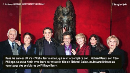 Richard Berry a sauvé la vie de sa petite soeur Marie, il en garde une cicatrice d'une dizaine de centimètres