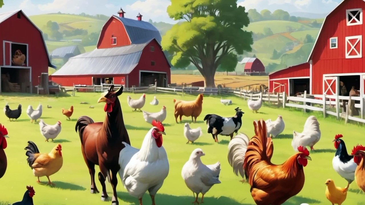  Old MacDonald Had A Farm - The BEST Animated Nursery Rhymes for Kids!  | TheKiddos