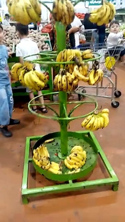 Banana on the grill