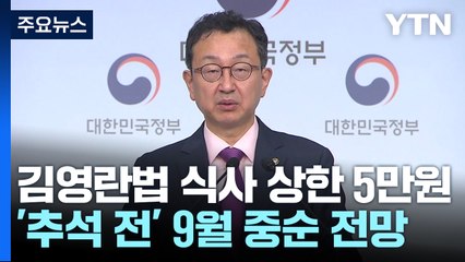 '김영란법' 식사비 3만→5만원 오른다...추석 전 시행 / YTN