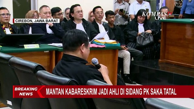 Momen Eks Kabareskrim Susno Duadji Disumpah Sebelum Beri Keterangan di Sidang PK Saka Tatal