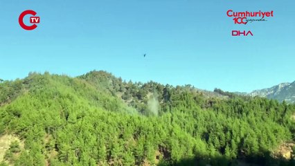 Kahramanmaraş'ta 18 saat süren yangının acı bilançosu 50 hektar alan yandı