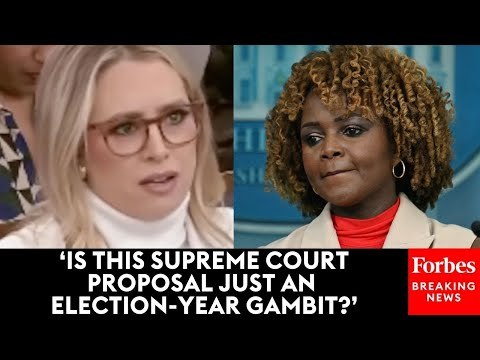 Fox Reporter Jacqui Heinrich Grills Karine Jean-Pierre On President Biden's Supreme Court Reforms