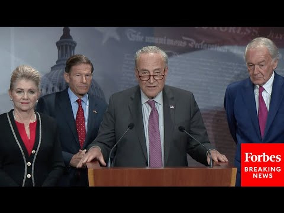 JUST IN: Bipartisan Group Of Senators Hold Press Briefing After Passing The Kids Online Safety Act