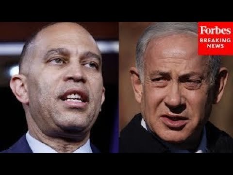 Hakeem Jeffries Pressed On Netanyahu Not Fully Addressing Ceasefire Plan During Congressional Speech