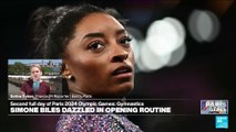 Paris Olympics Simone Biles marks comeback with dazzling gymnastics routine  FRANCE 24 English_1080p