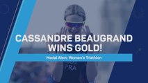 Medal Alert - Cassandre Beaugrand wins Women’s Triathlon