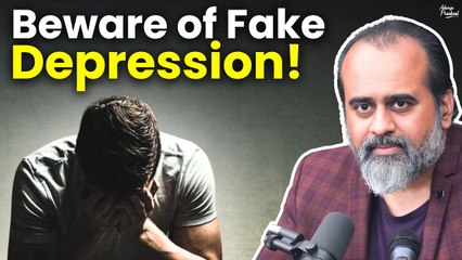 Fake depression is worse than actual depression || Acharya Prashant, at LIT-Nagpur (2022)