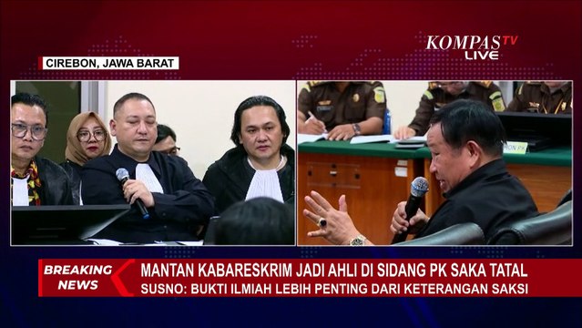 Jadi Ahli Sidang PK Saka Tatal, Susno Duadji Sebut Bukti Ilmiah Lebih Penting Dari Keterangan Saksi