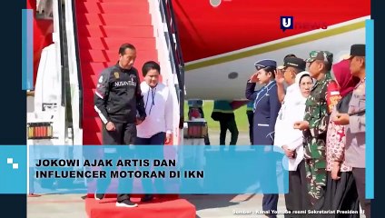 Jokowi Ajak Artis dan Influencer Motoran di IKN