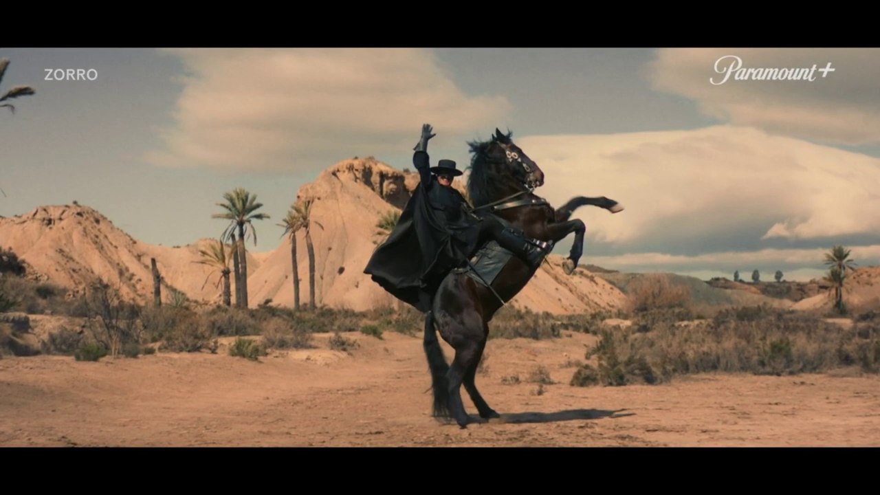 Bande-annonce de la série «Zorro» avec Jean Dujardin