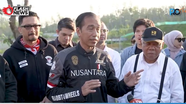 Ini Kata Presiden Jokowi Usai Motoran Bareng Artis dan Influencer di IKN