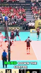 Epic Volleyball Showdown_ Japan vs. Serbia in very beautiful punch