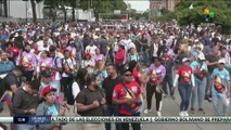 Miles de venezolanos marcharon en Caracas para respaldar al Presidente  Nicolás Maduro