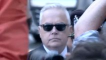 Huw Edwards seen in public for first time in year at court charged with making indecent images of children