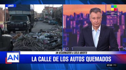 Lanús: un desarmadero a cielo abierto