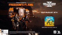Helldivers 2 Official Freedom’s Flame Premium Warbond Trailer