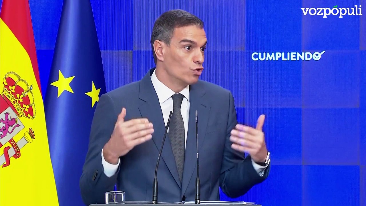 Pedro Sánchez ataca a Vox