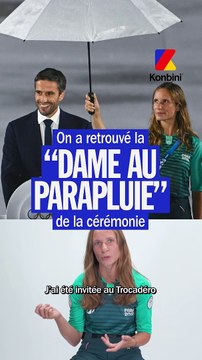 On a retrouvé la dame au parapluie de la cérémonie d'ouverture des JO