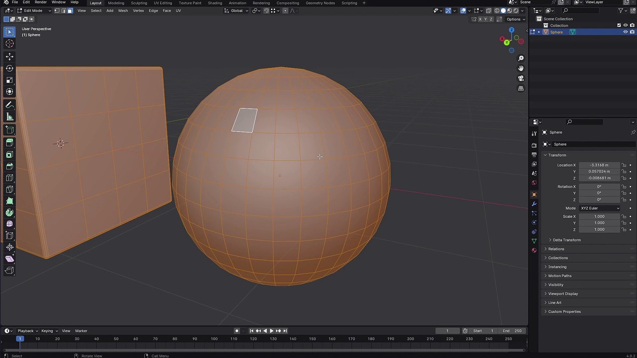 Cours Blender - Knife et Bisect