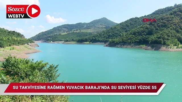 Su takviyesine rağmen Yuvacık Barajı’nda su seviyesi yüzde 55