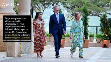 Se i sandali alla greca di Letizia di Spagna sono low cost