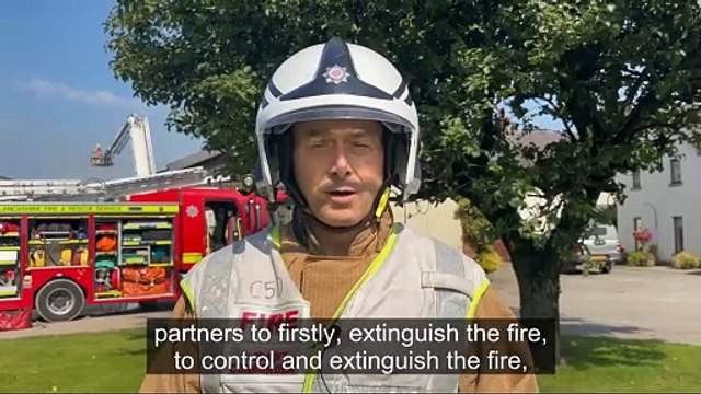 Lancashire fire update after farm blaze on A59 in Samlesbury