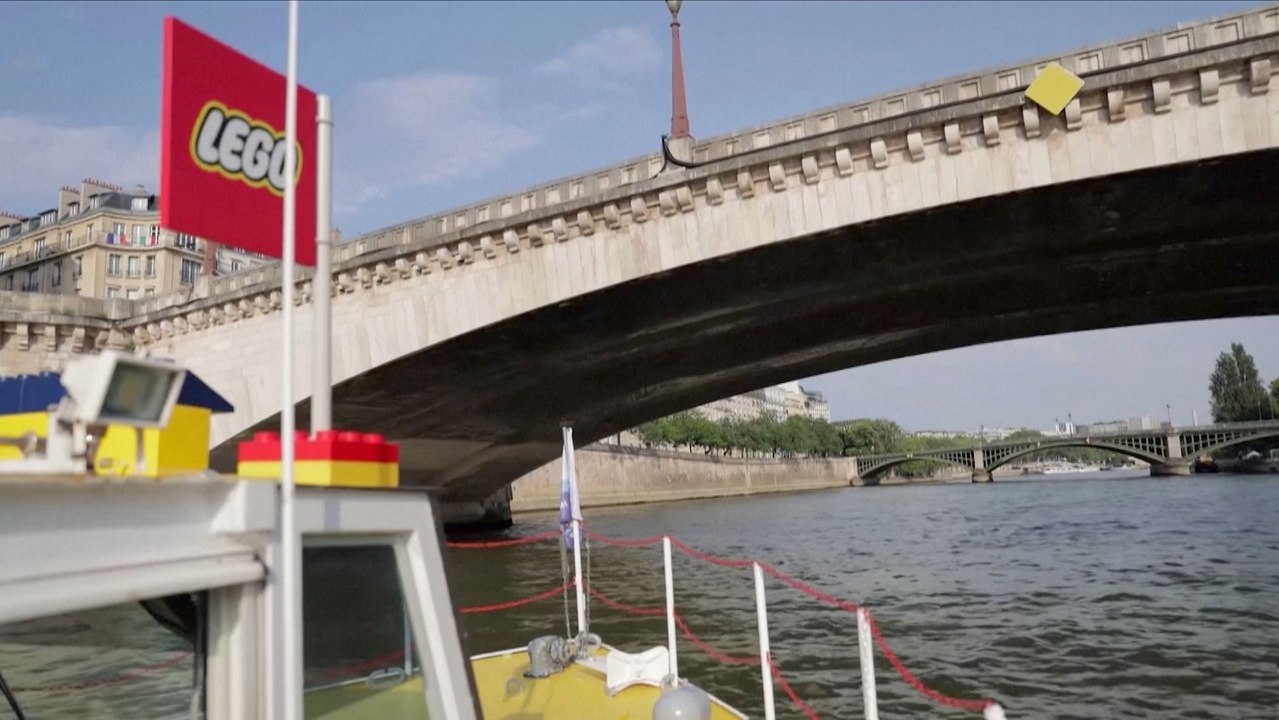 Tour Paris' Iconic Landmarks on a Fun Lego Boat During the Olympics!