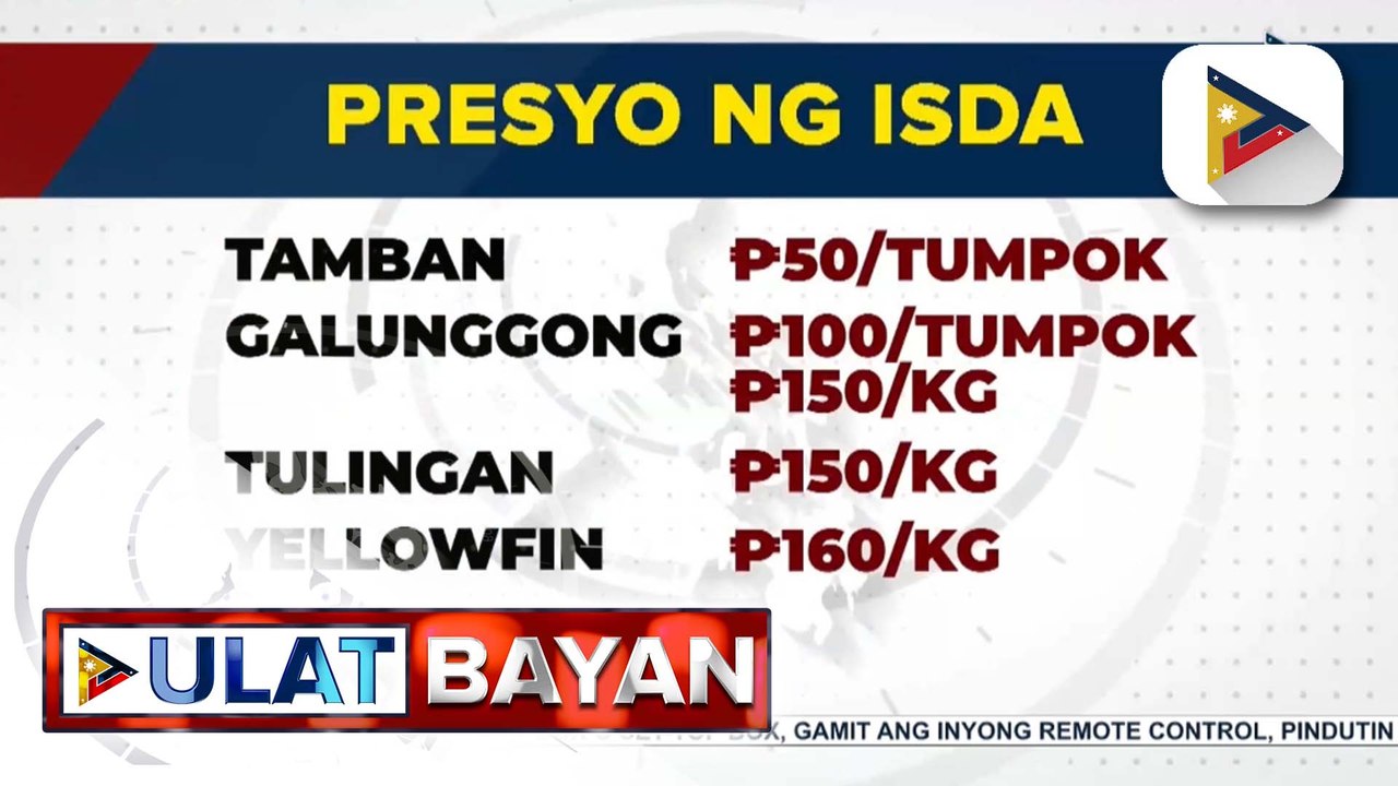 Ibinebentang isda sa Agora Market sa Navotas, ligtas sa oil spill ayon sa ilang nagtitinda