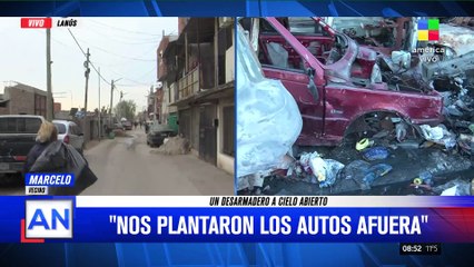 Autos quemados, basura y animales muertos en Lanús: hablan los vecinos