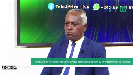 [#Reportage] Campagne Référendum Jean Delors Biyogue dénonce une violation du chronogramme de la Transition