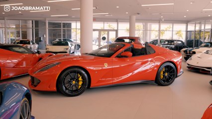 É assim a MAIOR loja da FERRARI dos EUA
