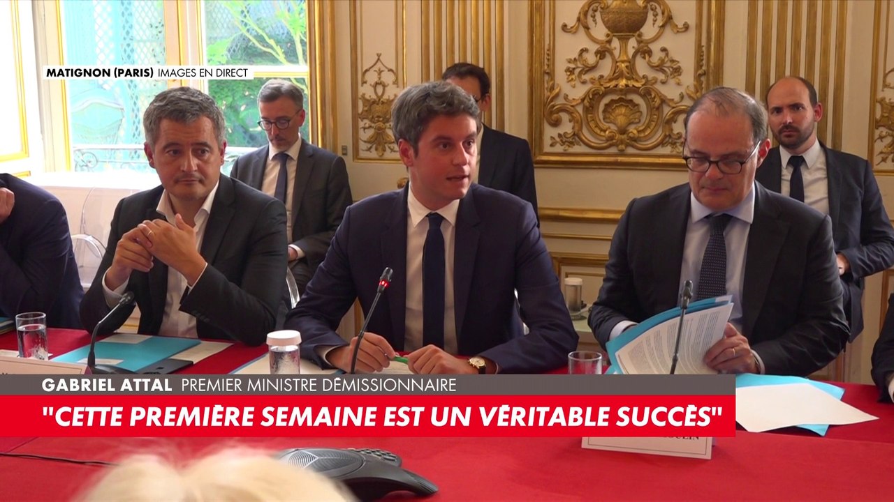 Gabriel Attal : «Cette première semaine est un véritable succès»