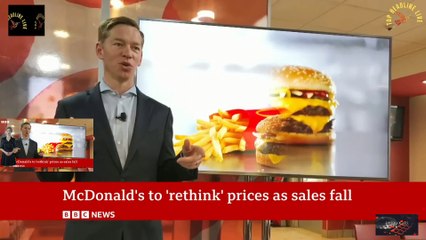 McDonald's to 'rethink' prices after sales fall | BBC News