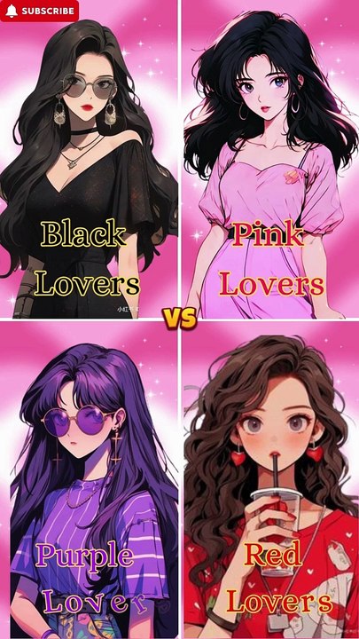 black  vs pink vs purple  vs red ♥️ dress /nails /purse #gift #shorts #msgoodluck