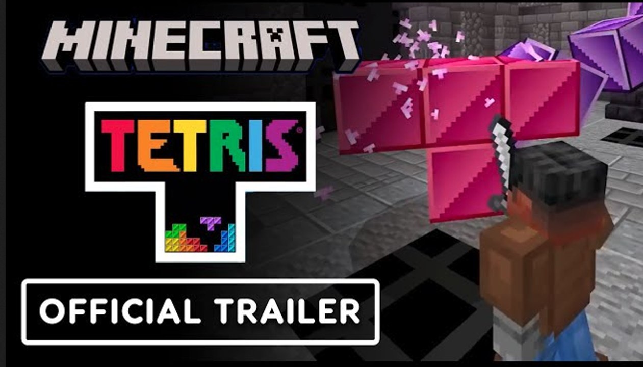 Minecraft x Tetris | Official Trailer - video Dailymotion