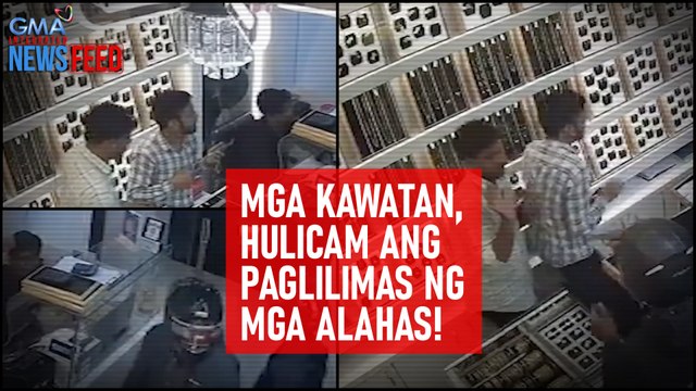Mga kawatan, hulicam ang paglilimas ng mga alahas! | GMA Integrated Newsfeed