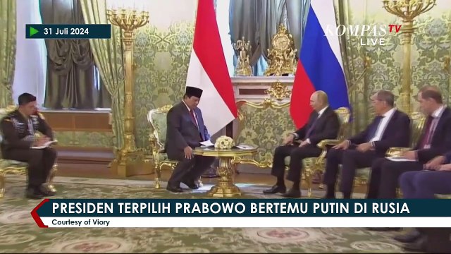 Momen Prabowo Subianto Ketemu Presiden Rusia Vladimir Putin, Bahas Kerja Sama Indonesia-Rusia
