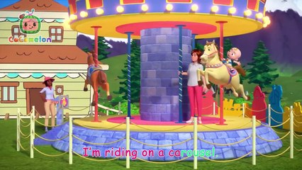 JJ s Magical Pony Ride!! CoComelon Nursery Rhymes Kids Songs.