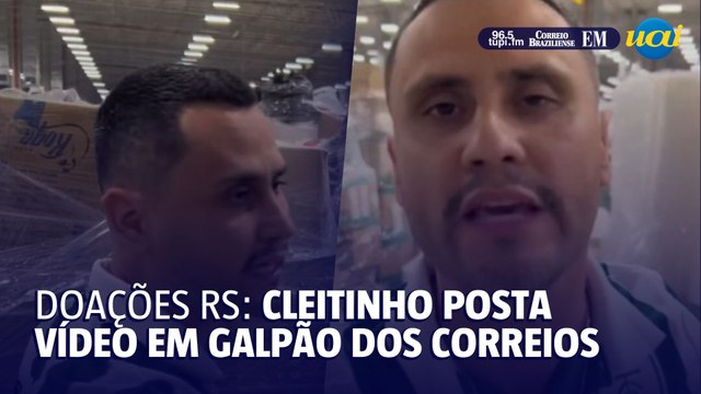Cleitinho denuncia doações para o RS paradas nos Correios
