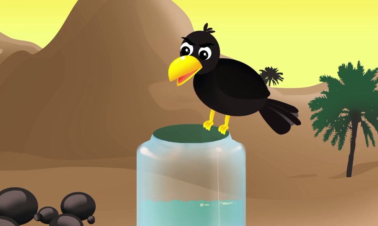 Ek Kauwa Pyasa Tha Poem Urdu Hindi | एक कौवा प्यासा था | Kids Channel India | Hindi Nursery Rhymes