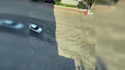 Drift attı ehliyetine el konuldu