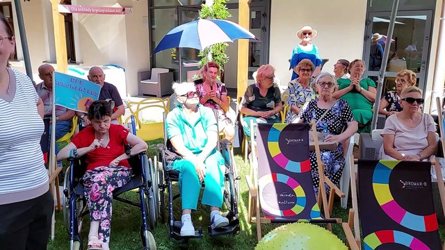 Impreza karaoke w Centrum Wsparcia Społecznego we Włocławku