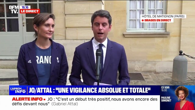 JO : Alors que la polémique enfle à travers le monde, le Premier ministre Gabriel Attal persiste et signe : « La cérémonie d'ouverture a fait la fierté de la France » - Regardez